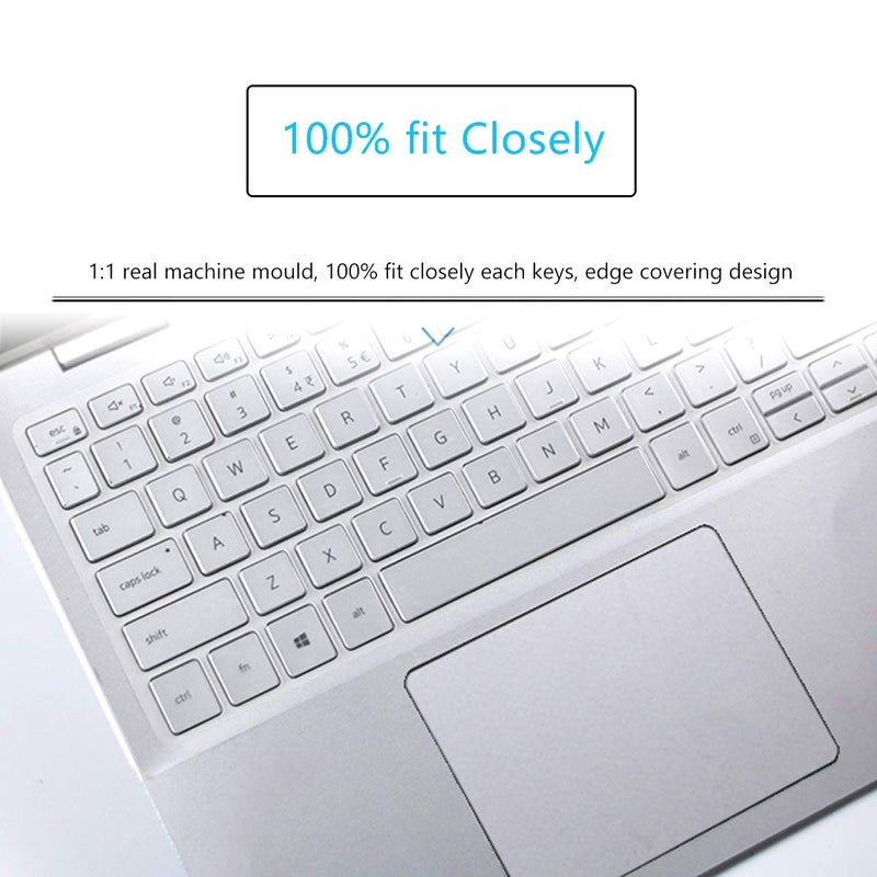 MUBUY-GOL Keyboard Cover for Dell Gaming G15 5510 5515 5520 5521 5525 5530 5535, Inspiron 15 17 7706 7790 7791 7500 7501 7506 7590 7591 3501 3505 3502 5501 5502 5505 5508 5509 5584 5593 5593 5598, Vostro 15 - Image 3